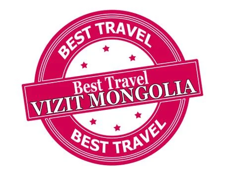 Visit Mongolia Stock Illustration