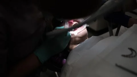 Visit to an orthodontist Stock Footage 307493756