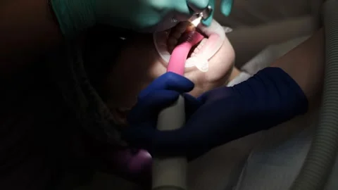 Visit to an orthodontist 스톡 동영상 307493802