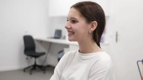 A visit to the orthodontist Stock Footage 307494068