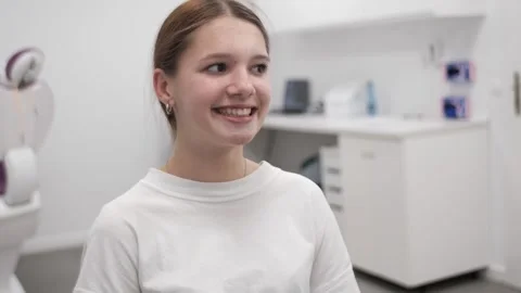 A visit to the orthodontist Stock Footage 307494069