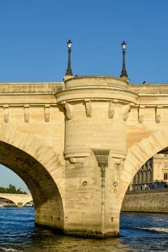 Visit of Paris and its monuments, capital of France in summer visit of Par... Stock-Fotos