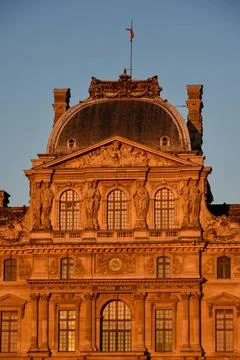 Visit of Paris and its monuments, capital of France in summer visit of Par... Stock-Fotos