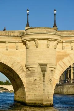 Visit of Paris and its monuments, capital of France in summer visit of Par... Stock-Fotos