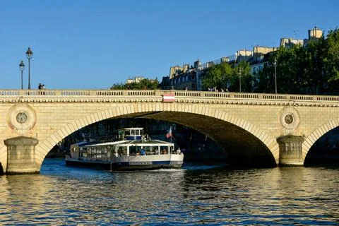 Visit of Paris and its monuments, capital of France in summer visit of Par... Stock-Fotos