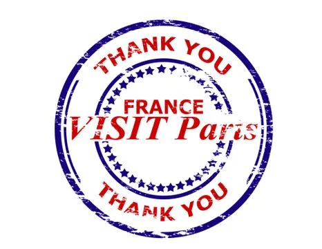 Visit Paris Stock Illustration