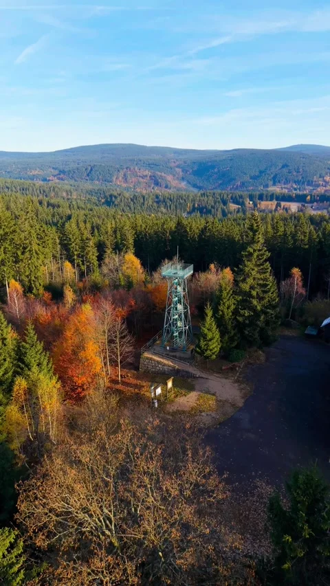 Visit Slovanka Tower in Jizera Stock Footage 321029782