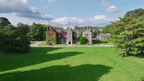 Visit South Devon and park from a drone, Newton Abbot, Devon, England Stock-Footage 249566713