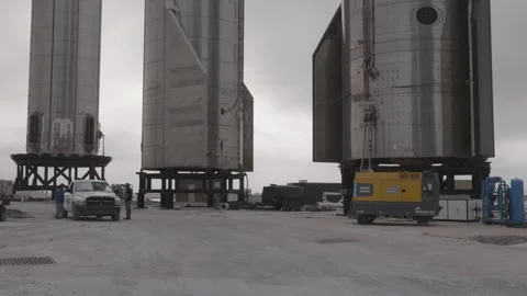 A Visit to SpaceX Boca Chica02 Stock Footage 303976682