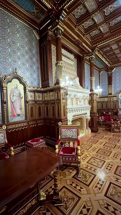 Visit St. Stephen's Hall in Budapest Hungary Stock Footage 339324725