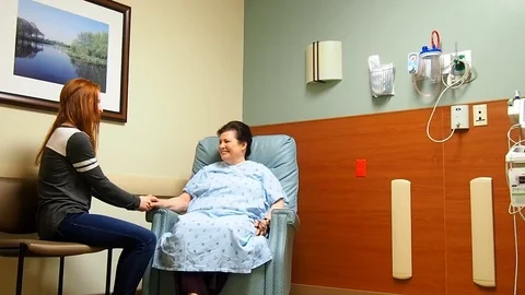 Visiting and saying goodbye Stock Footage 70686118