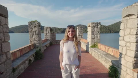 Visiting the Benedictine monastery on Mljet Island, Croatia Vidéo 220005010