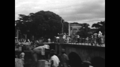 Visiting Bridgetown 1938 Video stock 187745319