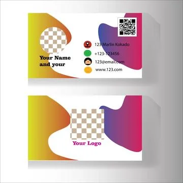 Visiting card Stock Illustration
