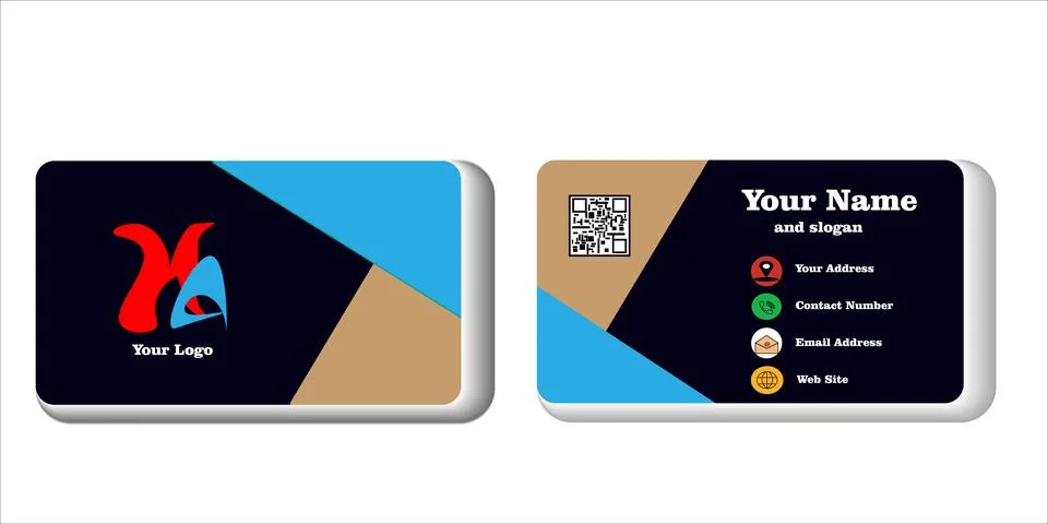 Visiting card Stock Illustration