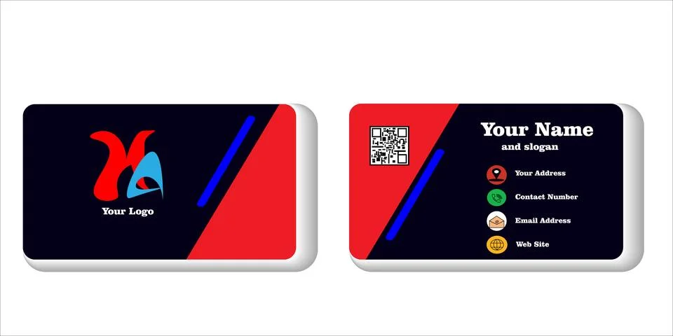 Visiting card Stock Illustration