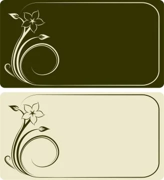 Visiting cards. Stock-Illustration