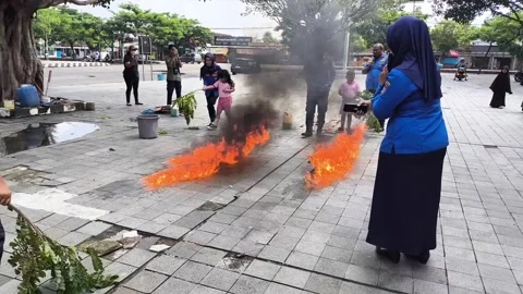 Visiting Fire Brigade Stock Footage 274537597