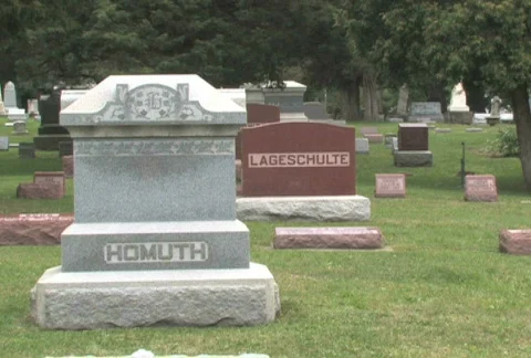 Visiting Grave 1 Stock Footage 530564