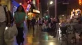 Visiting the Hollywood Walk of Fame in the night 4k or 4k+ Resolution
