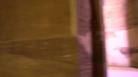 Visiting the interior of the Philae Temple without people Vídeo Stock 142604315