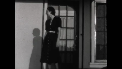 Visiting with Mother 1938 Video stock 217649048