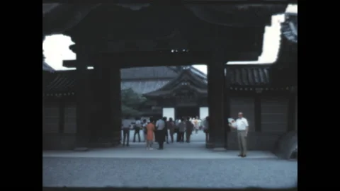 Visiting Ninomaru Palace 1972 Stock Footage 159761127