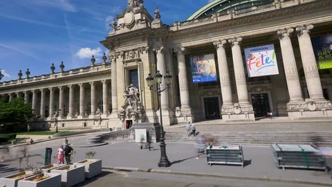 Visiting Paris - view from the car Stock Footage 93036583
