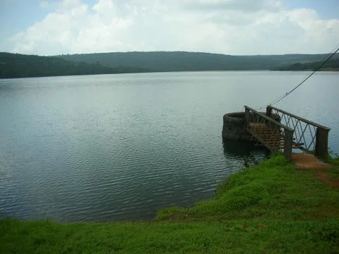 Visiting a river front Stock Photos
