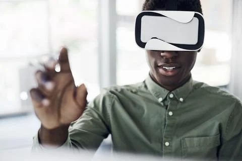 Visiting the virtual domain Foto stock