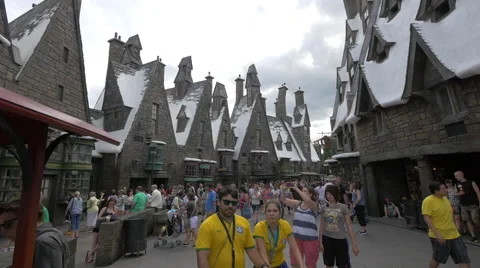 Visiting the Wizarding World of Harry Potter at Universal Studios, Orlando Stock Footage 51141018