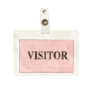 Visitor badge Stock Photos