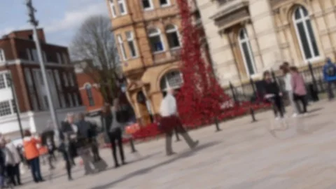 Visitors to Hull Stock Footage 74577641