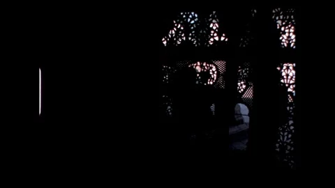 Visitors at Mughal Temple Stock Footage 276292459