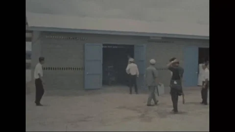 Visitors roam around the newly opened center and inspect it - 1969 Stock Footage 96314705