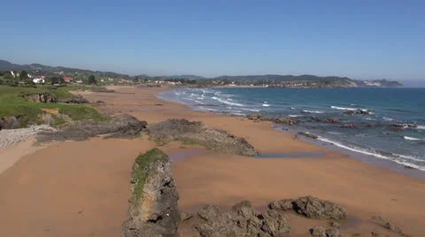 Viso Beach Stock Footage 25773218