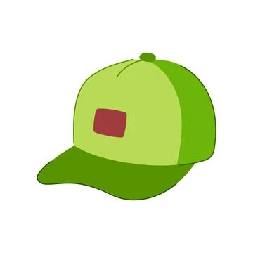 Visor baseball cap cartoon vector illustration Stock Illustration