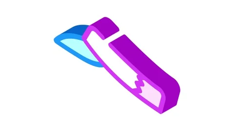 Visor hat cap isometric icon animation Stock Footage 327291489