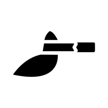 Visor hat glyph icon vector illustration Stock Illustration