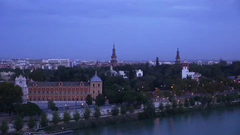 Vista de Sevilla Video stock 219126837