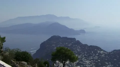 Vista over Capri Stockbeeldmateriaal 21472140