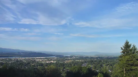 Vista Viewpoint in Oregon Stock Footage 24473628