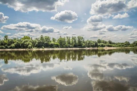 The Vistula river Stock Photos