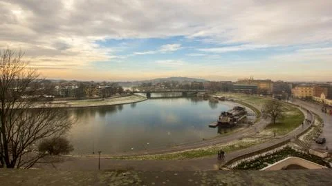 Vistula river 写真素材