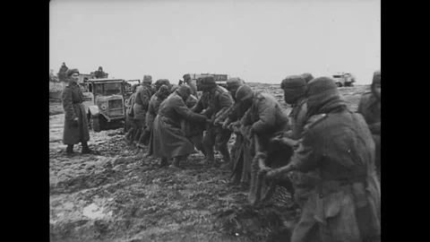 Vistula–Oder offensive. Red Army Stock-Footage 261562737