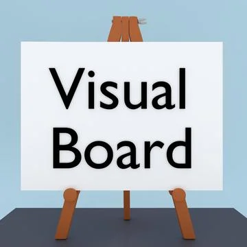 Visual Board concept Stock Illustration
