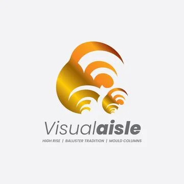Visual Castle Module Architecture Logo Stock Illustration
