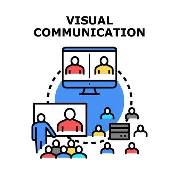Visual communication concept illustrating online education and collaboration 스톡 일러스트