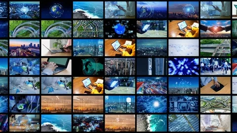 Visual contents concept. Social networking service. Streaming video.  Vidéo 131813227