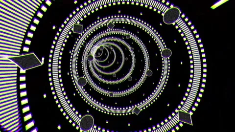 Visual Cyclic Animation. 스톡 동영상 296816281